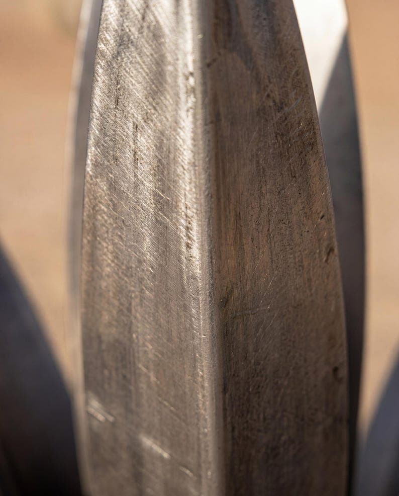 Close-up of the Silver finish beneath its protective clear coat