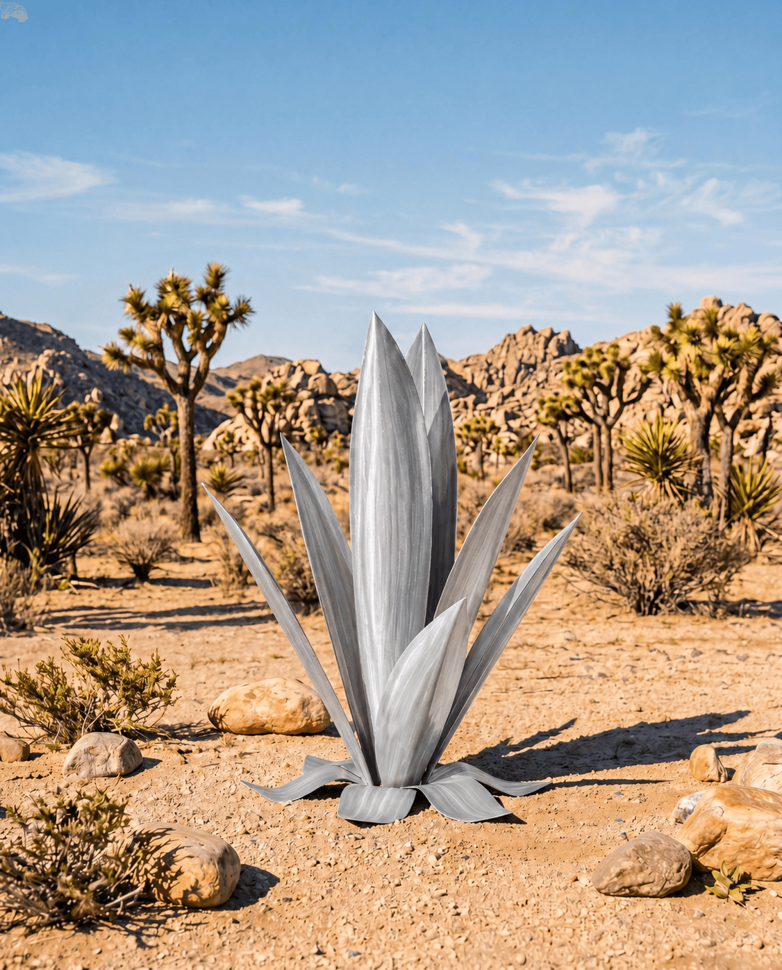 Axel Agave in Silver, 36 in