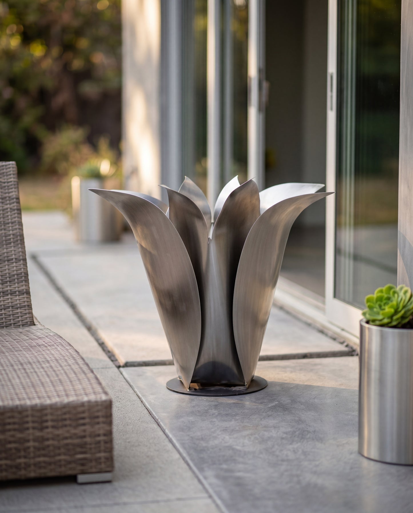 Axel Blossom — Handcrafted Steel Flower Sculpture